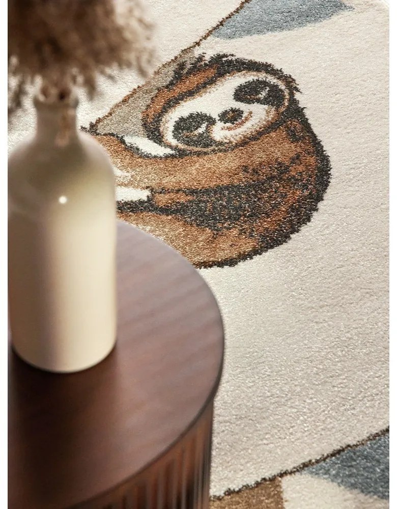 Tappeto per bambini crema 160x230 cm Walk like an Elephant Rainbow Party - Villeroy&amp;Boch