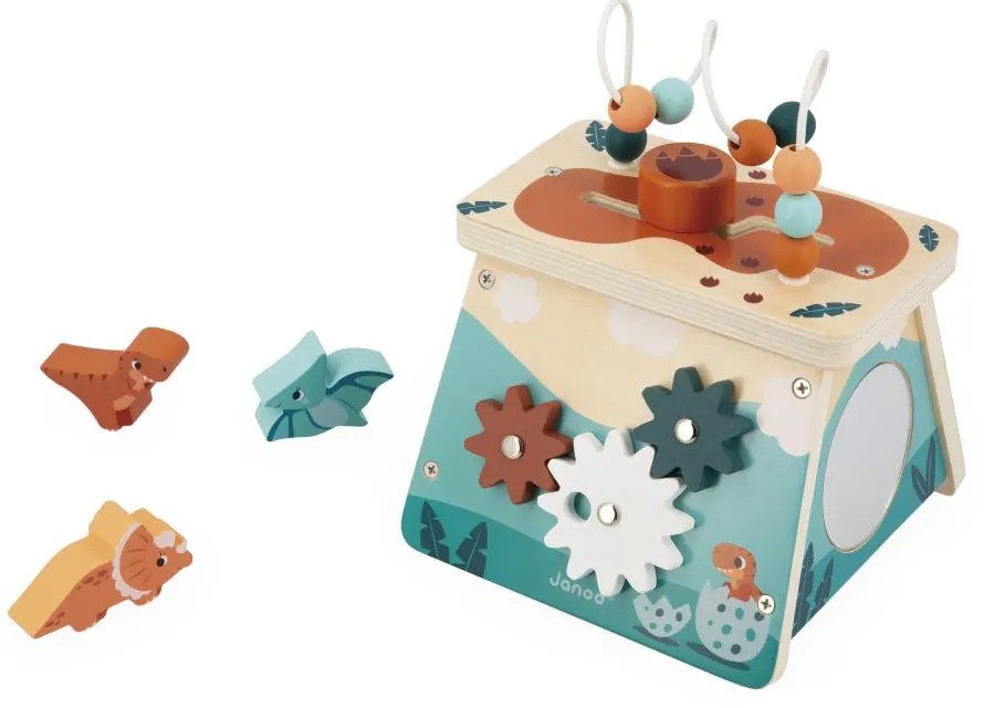 Giocattolo multiattività in legno - Dino