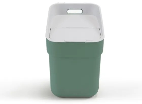 Cestino in plastica riciclata verde chiaro 20 l Ready To Collect - Curver