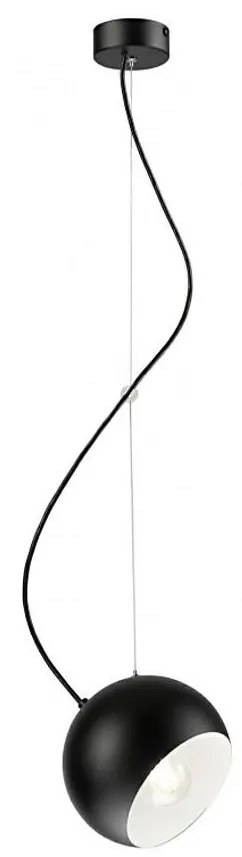 Lampadario a sospensione con filo INEZ 1xE27/60W/230V nero