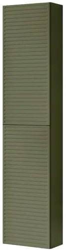 Colonna per mobile bagno Pixel 2 ante P 27 x L 30 x H 160 cm laccato opaco verde salvia