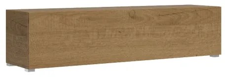 Base TV con piedini e foro passacavi Isoka 173 cm Quercia Natura