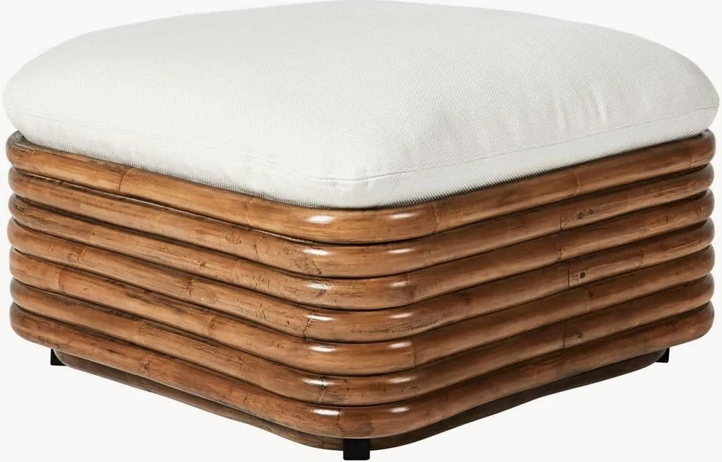 Pouf in rattan Bohemian 72