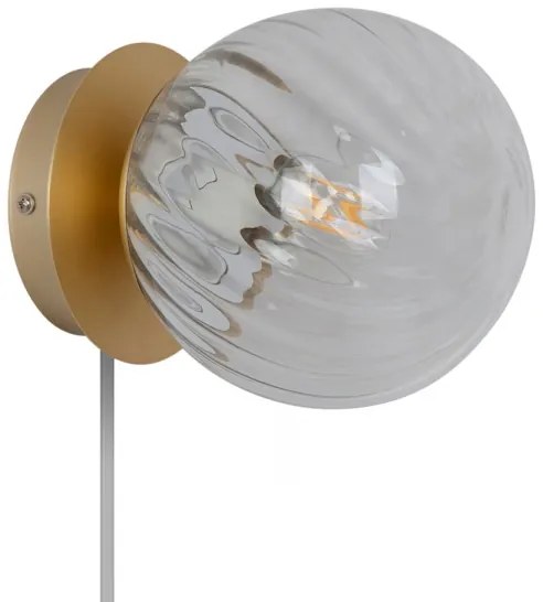 Nordlux - Lampada da parete CHISELL 1xE14/25W/230V ottone