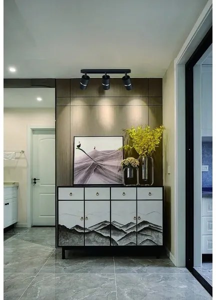 Faretto BAMBOO 3xGU10/10W/230V nero