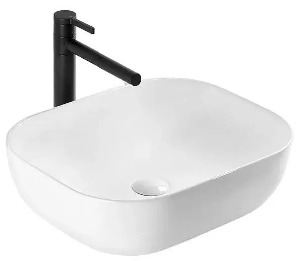 REA-U6521 - Lavabo da appoggio BELINDA SLIM 33x46,5 cm ceramica/bianco lucido