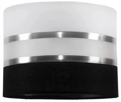 Lampadario a sospensione con filo CORAL 2xE27/60W/230V bianco e nero