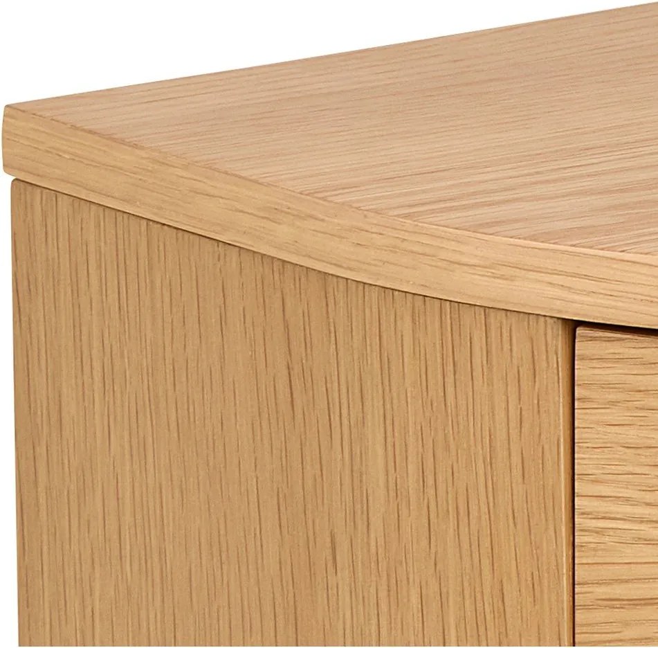 Comodino colore naturale chiaro con effetto rovere Paron – Actona