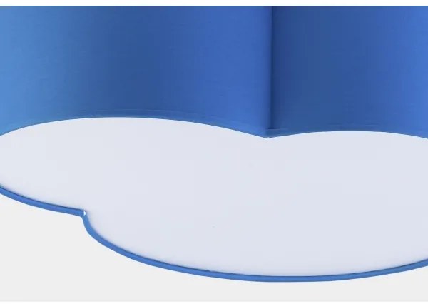 Plafoniera per bambini CLOUD 4xE27/15W/230V blu