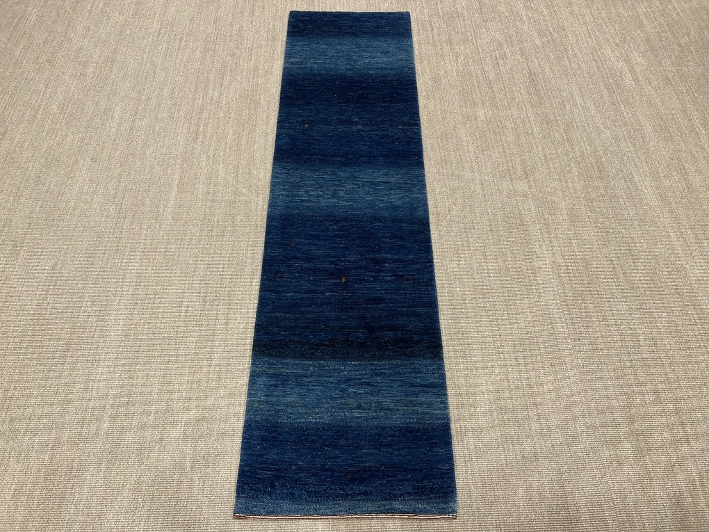 Loribaft Tappeto persiano 290 x 80 Blu (Iran) Annodato A Mano