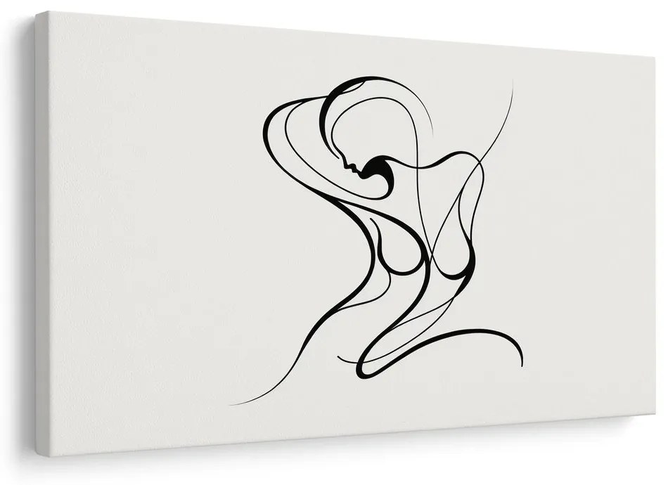 Quadro su tela – Linea delicata del corpo femminile