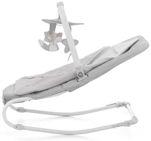 KINDERKRAFT - Dondolo vibrante per bambini con melodia FELIO 2 grigio