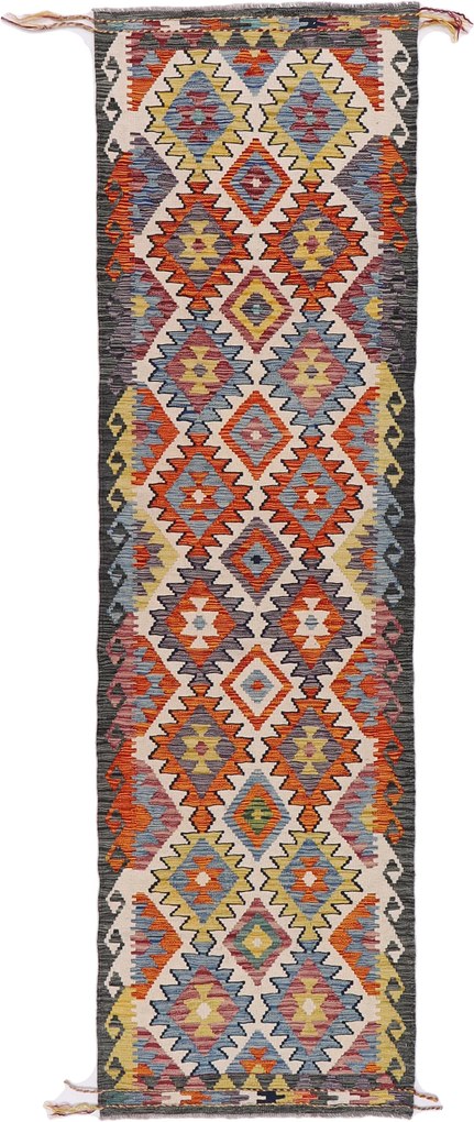 Kilim Tappeto orientale 90 x 300 (Pakistan) Annodato A Mano