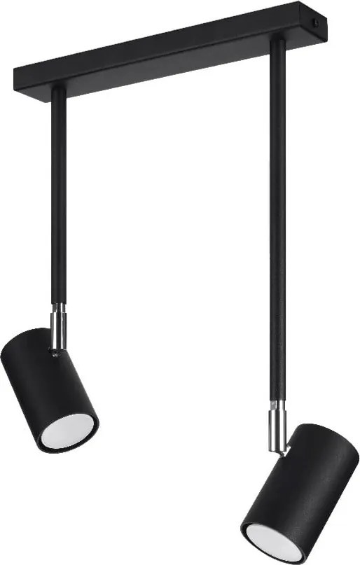 Faretto nero 10x30 cm Jones – Sollux