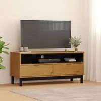 Mobile TV FLAM 110x40x50 cm in Legno Massello di Pinocod mxl 78976