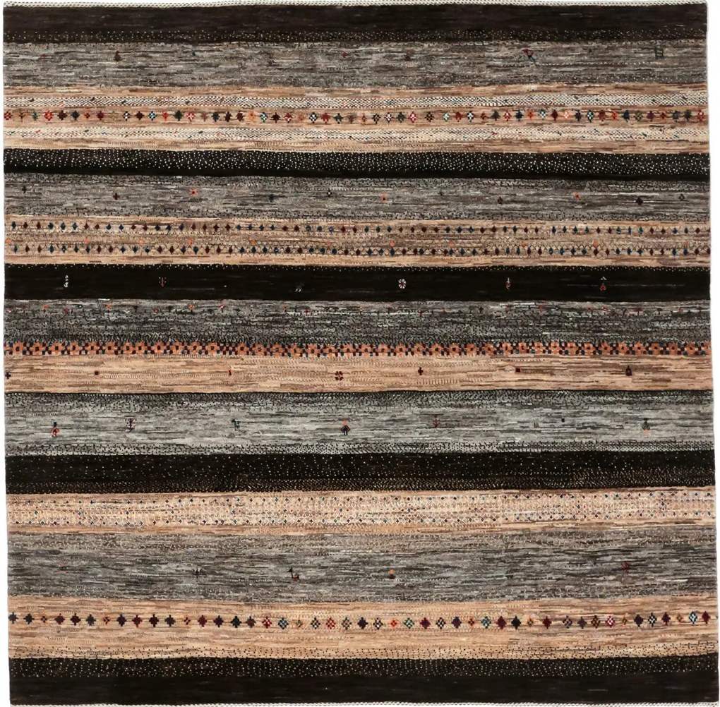 Loribaft Tappeto persiano 200 x 190 Marrone (Iran) Annodato A Mano