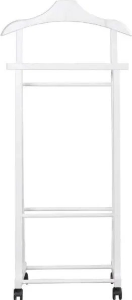 Indossatore appendiabiti da camera in legno LACCATO BIANCO