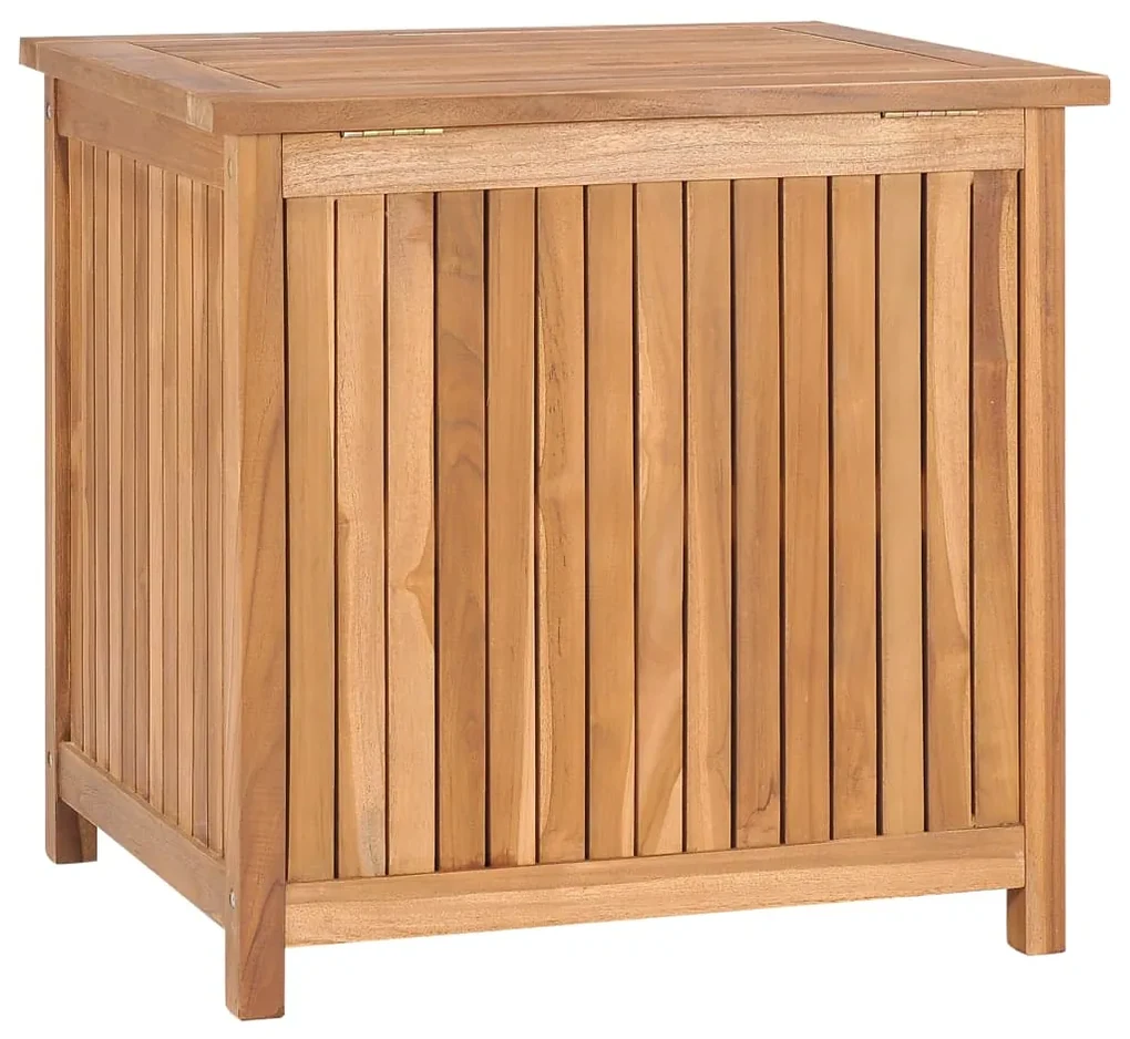 Baule da giardino 60x50x58 cm in legno massello di teak