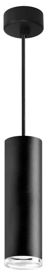 Lampada a sospensione da bagno LED RGBW dimmerabile su cavo TURYN 1xGU10/6,5W/230V IP44 nero