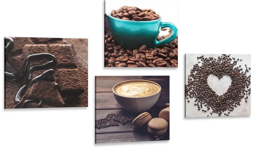 Set di quadri – Profumo di buon caffè