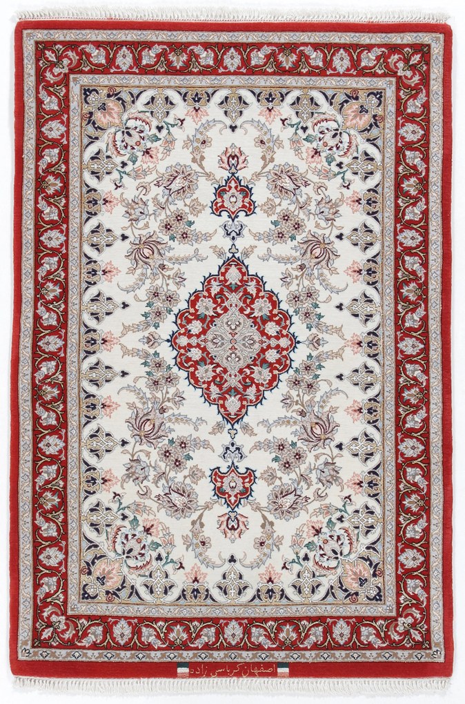 Isfahan Tappeto persiano 90 x 130 (Iran) Annodato A Mano