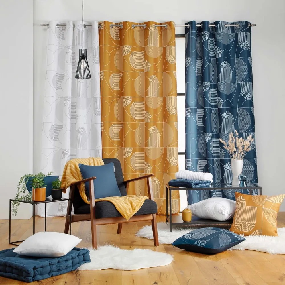 Tenda bianca 140x280 cm Esquisse - douceur d'intérieur