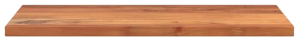 Piano tavolo 110x60x2,5 cm rettangolare legno massello acacia