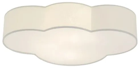 Brilagi - Plafoniera per bambini NIMBUS 4xE27/15W/230V 46x63 cm grigia