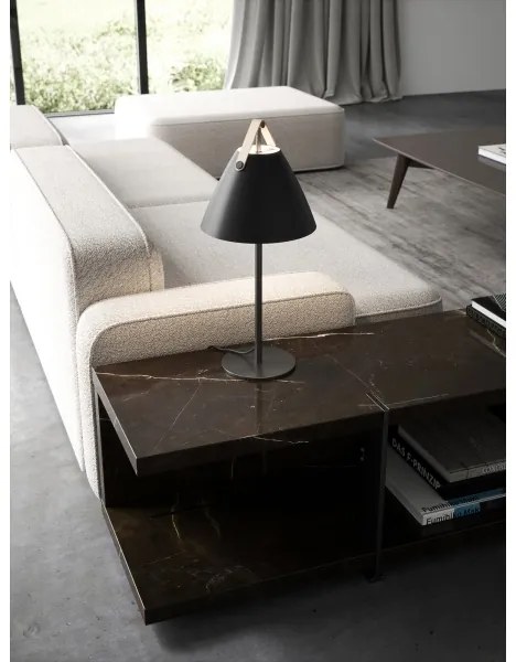 DFTP by Nordlux - Lampada da tavolo STRAP 1xE27/40W/230V nera