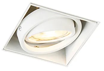 Set di 6 faretti incassati bianchi GU10 orientabili senza cornice - Oneon