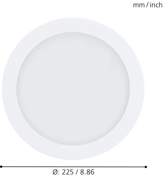 Eglo 96668 - Faretto da incasso LED RGBW dimmerabile FUEVA-C LED/15,6W/230V