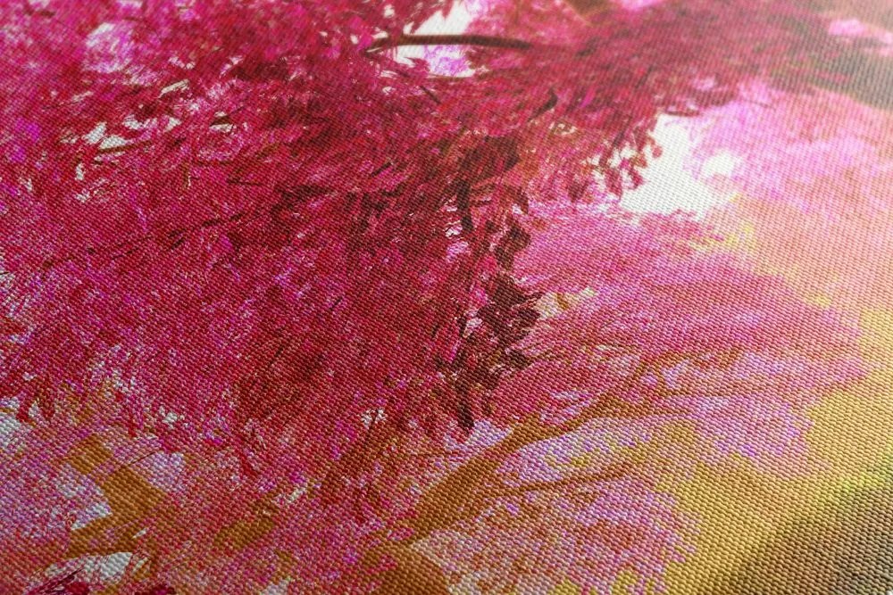 Quadro su tela – Magici alberi di ciliegio in fiore