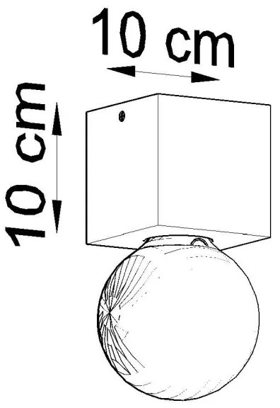 Sollux SL.0675 - Plafoniera ABEL 1xE27/60W/230V legno