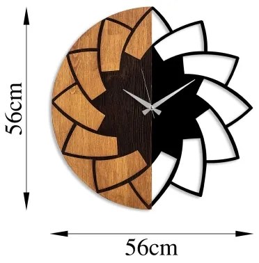 Orologio da parete diametro 56 cm 1xAA legno/metallo