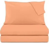 Completo letto 2 piazze poli arancione