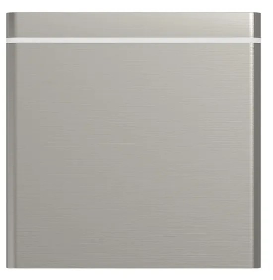 Applique da soffitto Quadrata GU10 IP54 in Alluminio e Vetro