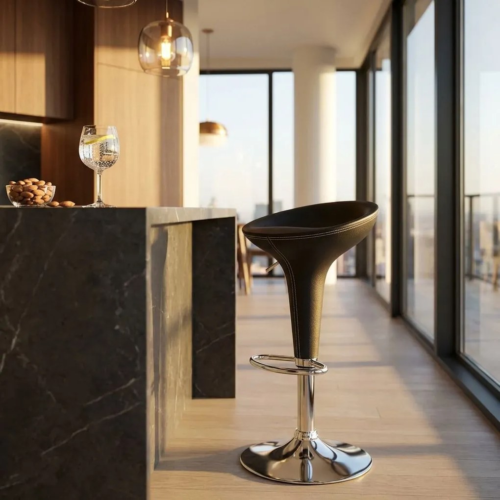 LORRAINE - sgabello moderno da bar e sala da pranzo