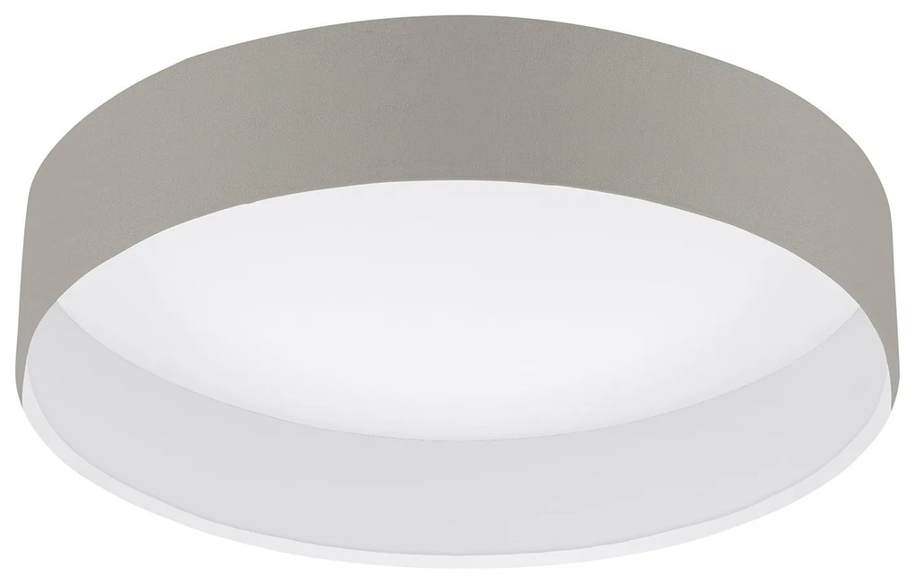 Plafoniera Moderna Pasteri Policarbonato Bianco 3 Luci Led 3,6W