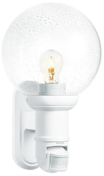 Applique moderno da esterno L 560 S bianco con sensore di movimento IP44 1X E27 STEINEL