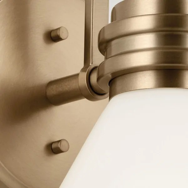 Kichler KL-FARUM1-CPZ - LED Lampada da bagno FARUM 1xG9/3W/230V ottone