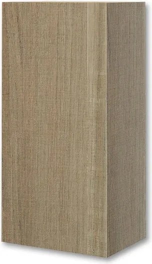 Pensile bagno Moon rovere in truciolare BADEN HAUS, 1 anta apertura da sinistra P 25 x L 35 x H 70 cm