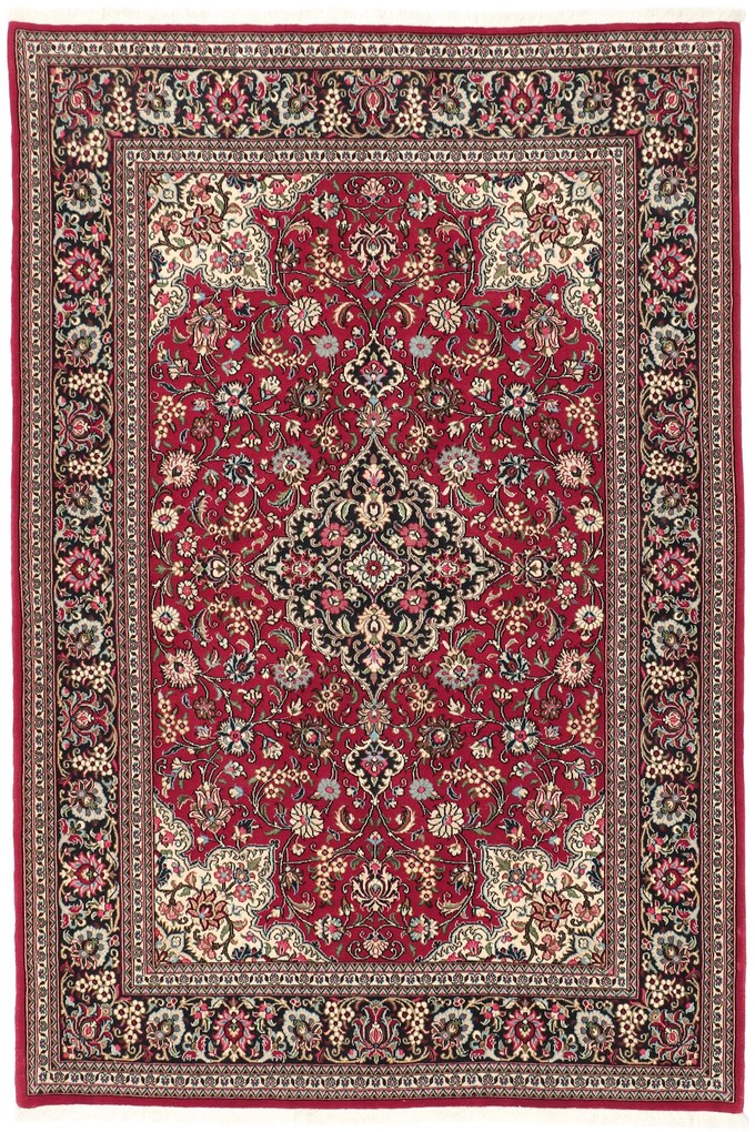 Ghom Tappeto 210x140 (Iran) Annodato A Mano
