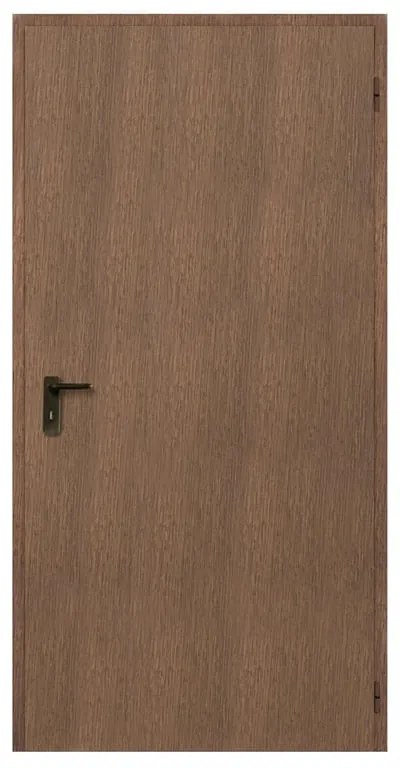 Porta per cantina battente T6A noce L 70 x H 205 cm reversibile