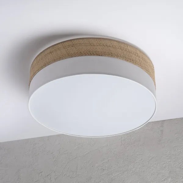 Plafoniera LED SIRJA BOHO LED/36W/230V Ø 45 cm beige/bianco