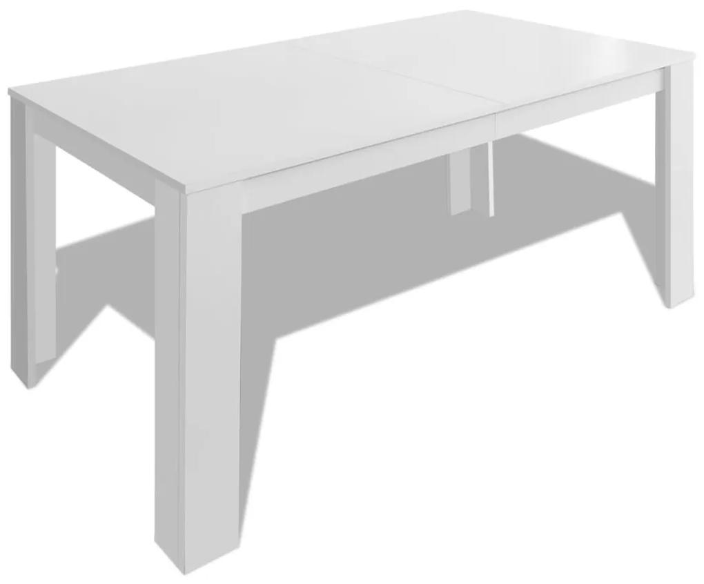 Tavolo da pranzo 140x80x75 cm bianco