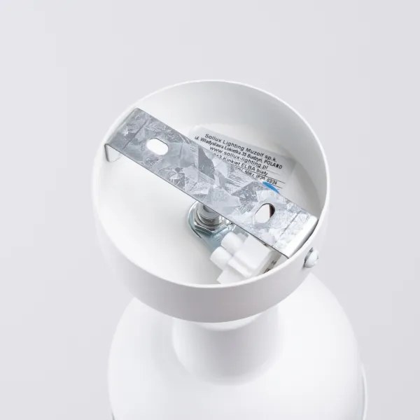 Sollux SL.1313 - Faretto da parete ELBA 1xE27/15W/230V bianco