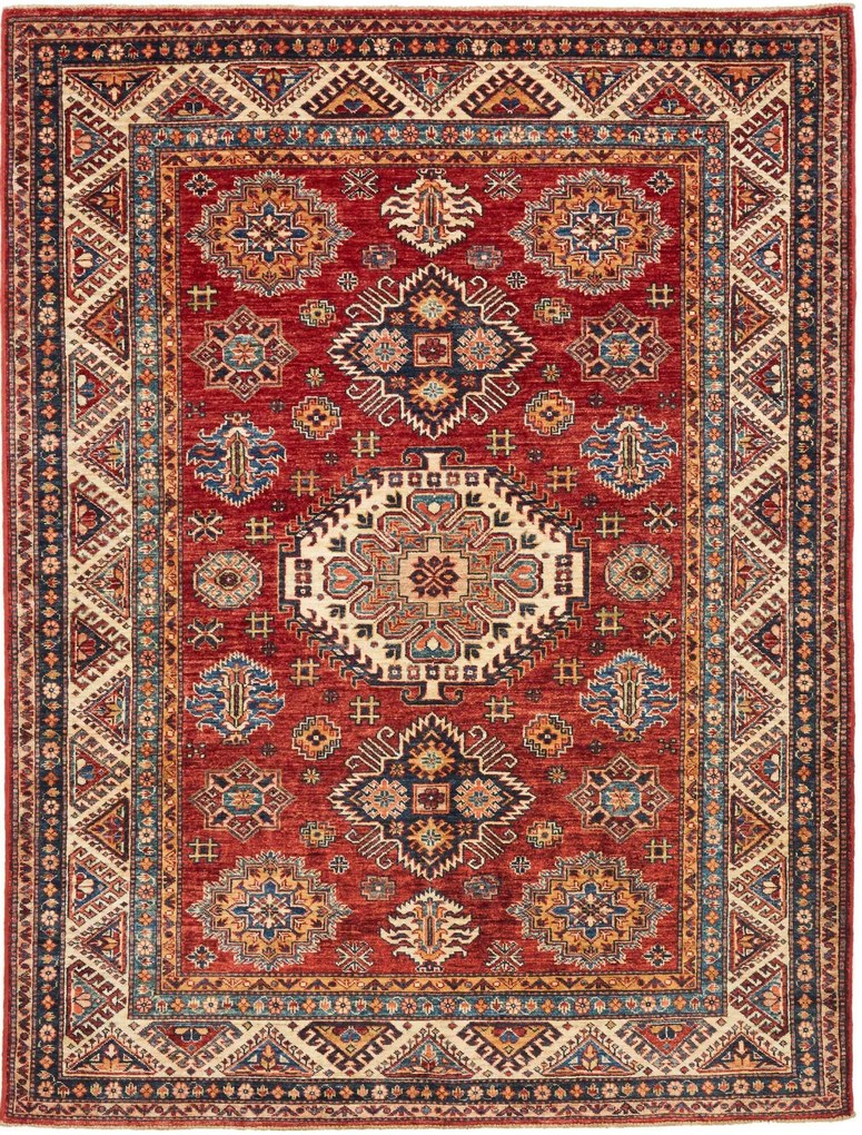 Kazak Tappeto 220x170 (Pakistan) Annodato A Mano