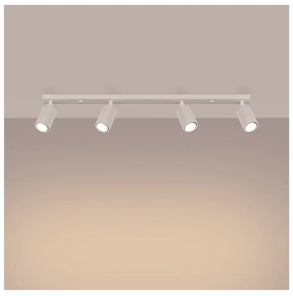 Faretto color crema 6,5x81 cm Gleam – Sollux