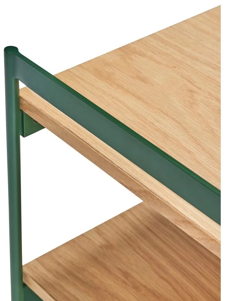 Tavolino con piano in rovere 43x43 cm Jaunty - Hübsch