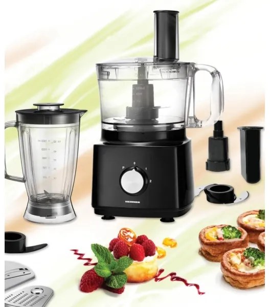 Heinner HFP-750BK - Robot da cucina 750W/230V nero